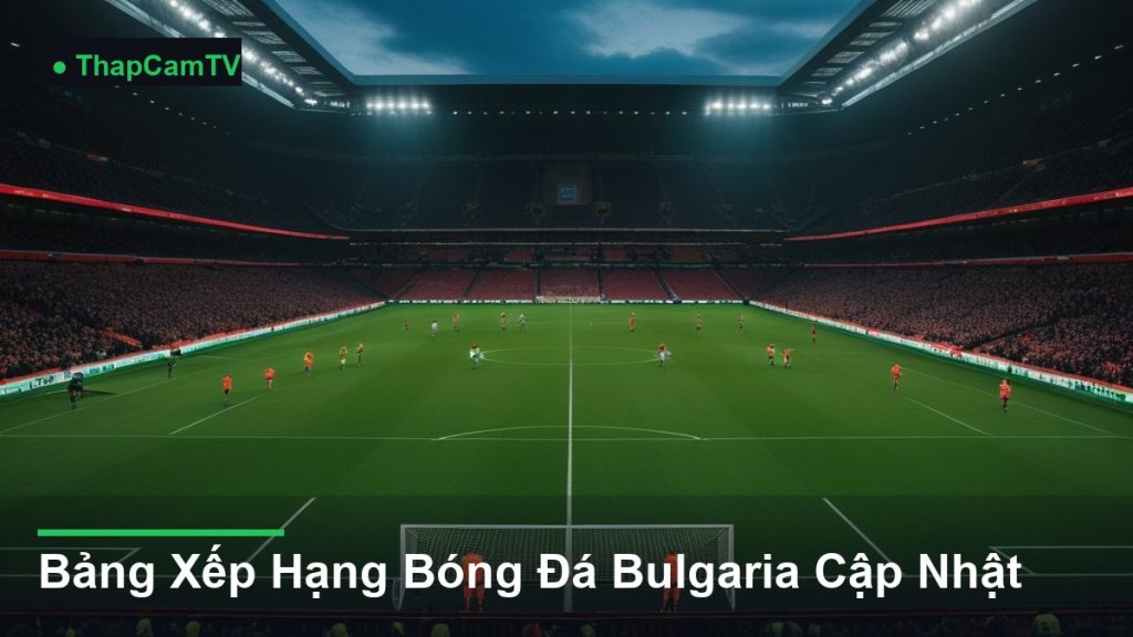 toàn cảnh sân vận động trong một trận đấu - Bảng Xếp Hạng Bóng Đá Bulgaria Cập Nhật